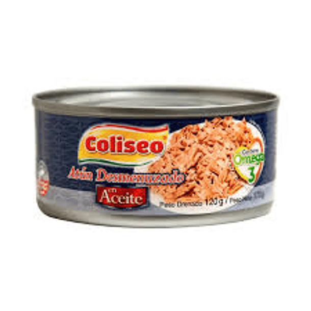 ATUN DESM ACEITE 160GR COLISEO