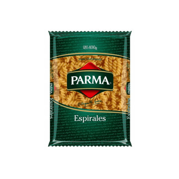 FIDEOS ESPIRALES 400GR PARMA