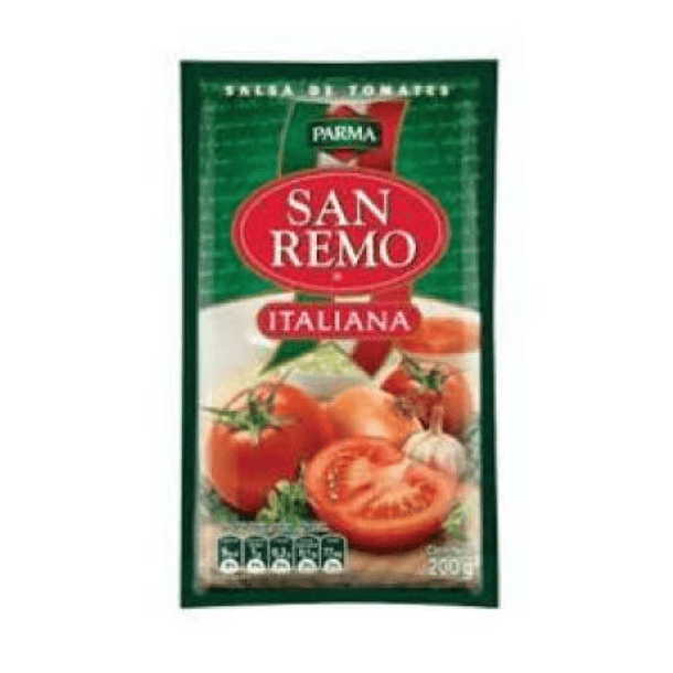 SALSA TOMATE 200GR SAN REMO