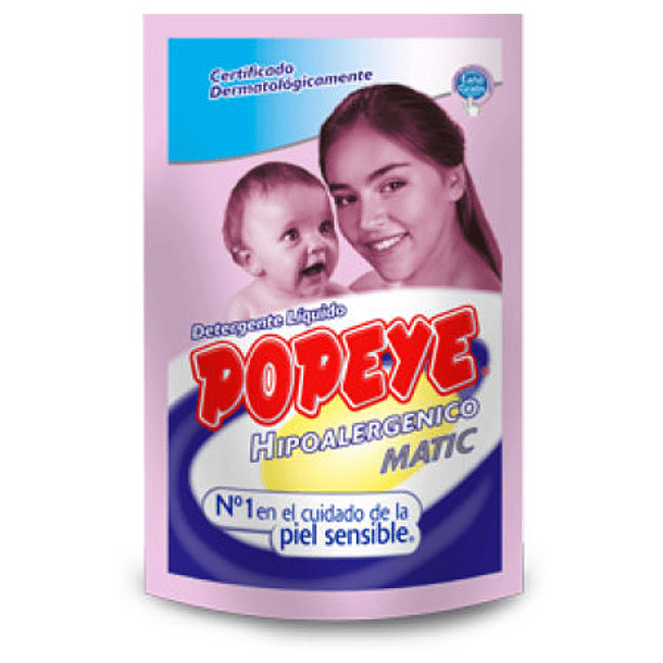 DETERGENTE LIQUIDO HIPOALERGENICO 800ML POPEYE