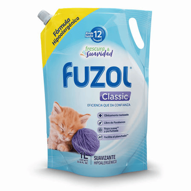 SUAVIZANTE FUZOL CLASSIC DOYPACK 1 LT