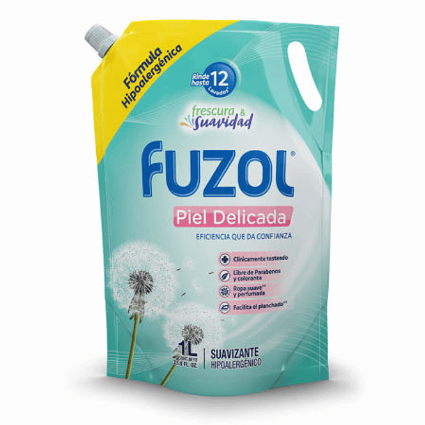 SUAVIZANTE FUZOL PIEL DELICADA DOYPACK 1 LT