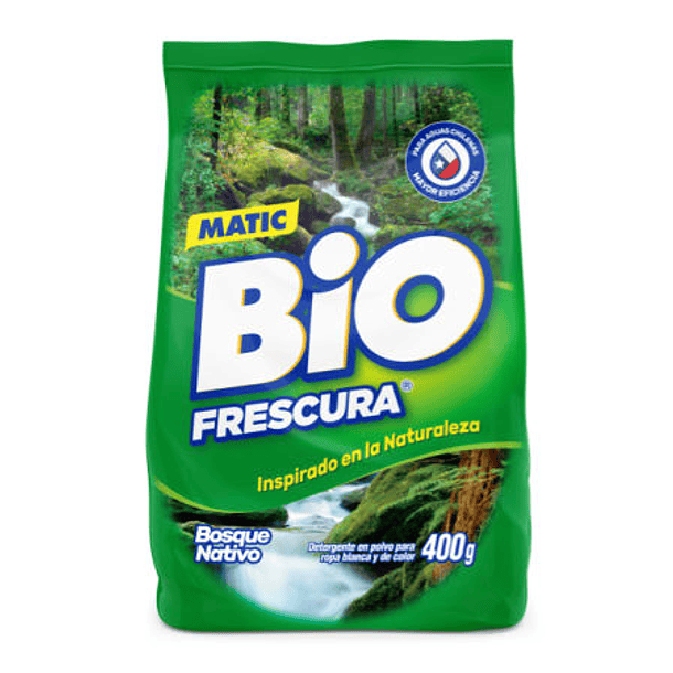 DETERGENTE POLVO BOSQUE NATIVO 400GR BIOFRESCURA