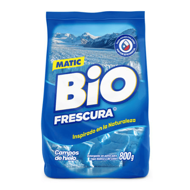 DETERGENTE POLVO CAMPOS DE HIELO 800GR BIOFRESCURA