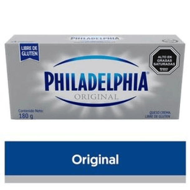 QUESO CREMA PHILADELPHIA 180GR SOPROLE