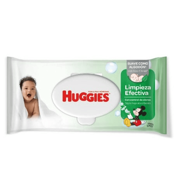 TOALLITAS HUMEDAS CON TAPA 48UN HUGGIES