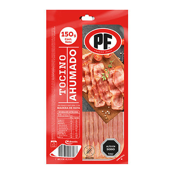 TOCINO AHUMADO 150GR PF