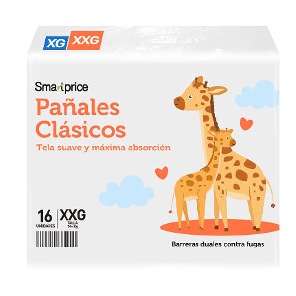 PANAL CLASICO TALLA XXG 16 UNIDADES