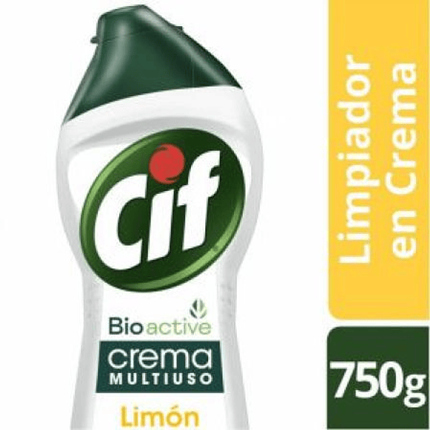 LIMPIADOR CREMA MULTIUSO LIMON 750GR CIF