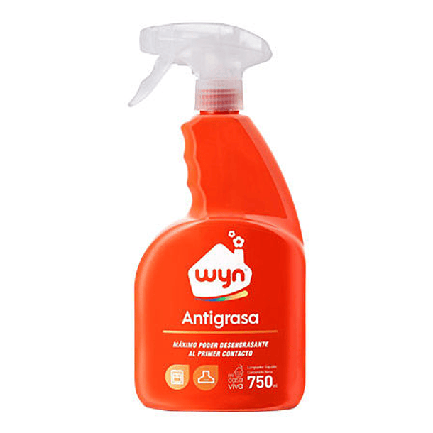 LIMPIADOR ANTIGRASA GATILLO 750ML WYN