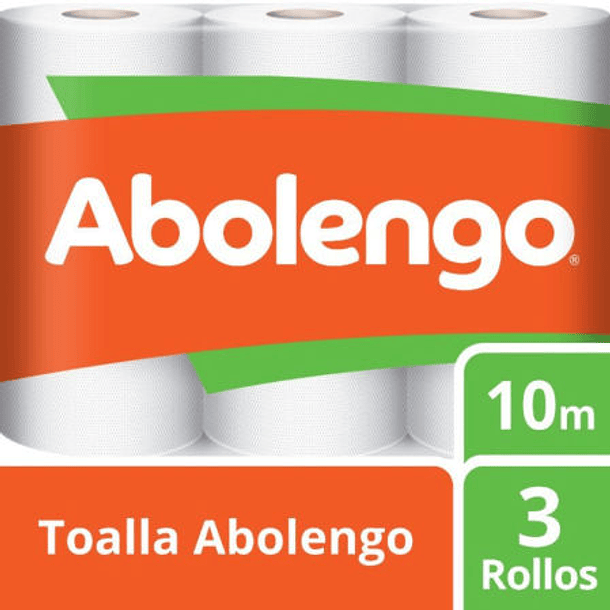TOALLA PAPEL MINI 12.5MT 3UN ABOLENGO 