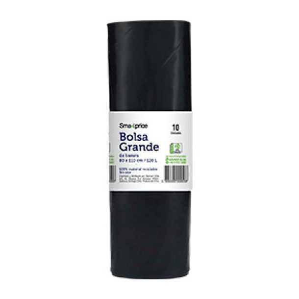 BOLSA BASURA 80/110 10UN SMART PRICE
