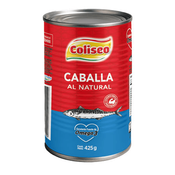 CABALLA AL NATURAL 425GR COLISEO
