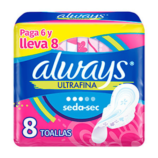 TOALLA ULTRAFINA SECA DIA 8UN ALWAYS