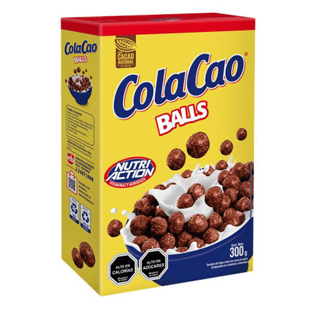CEREAL BALLS 300GR COLA CAO