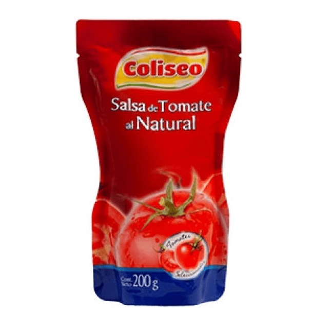 SALSA TOMATE NATURAL 200GR COLISEO