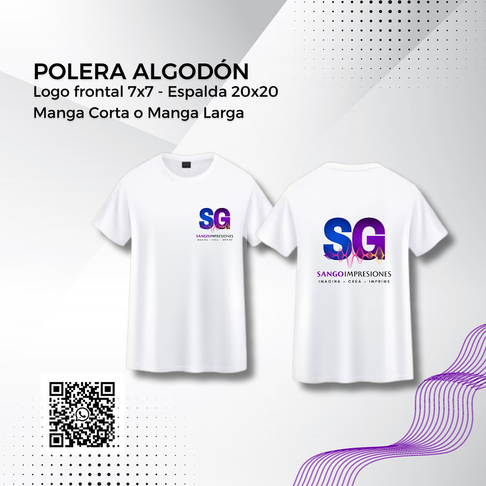 Polera de Algodón Manga Corta