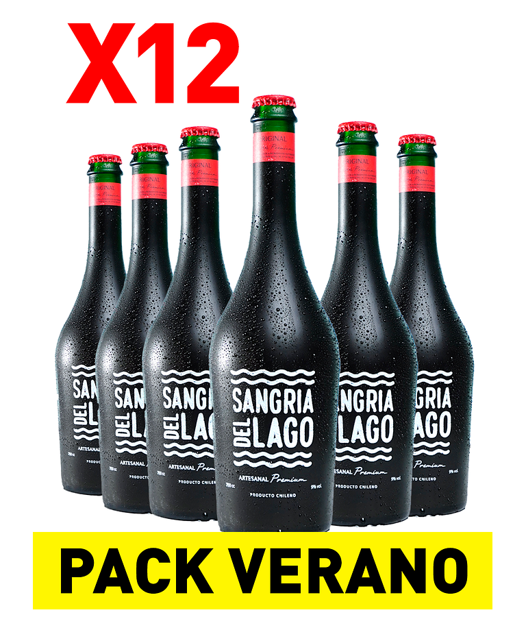 12 Botellas 750cc Sangría del Lago (9 Litros)