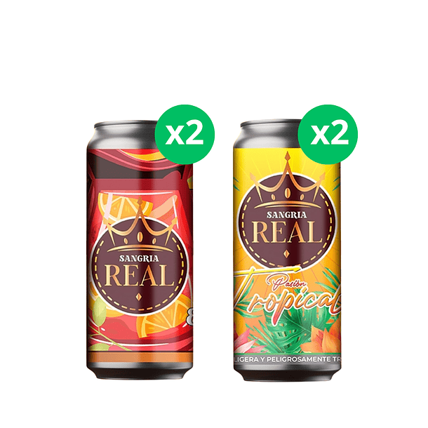 Pack Doble Sabor Real - Sangria Real Mix