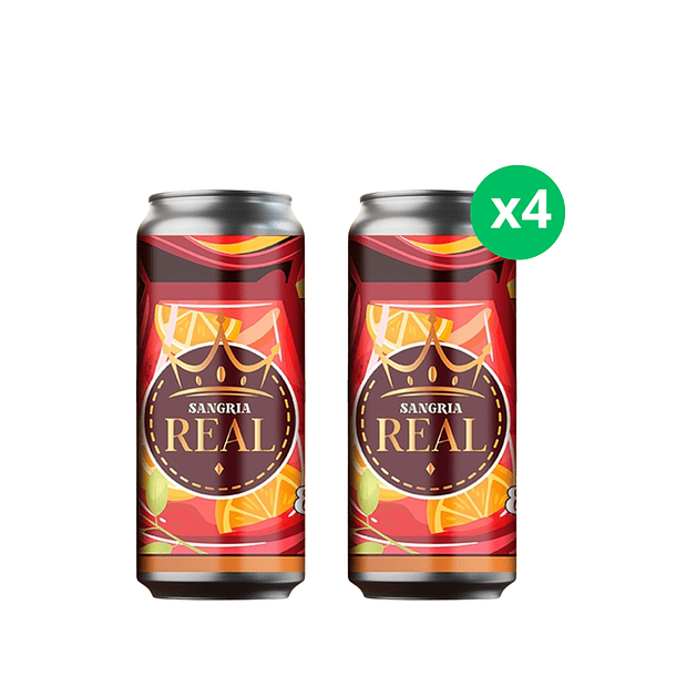 Pack Clásico Real – Sangría Tradicional lata 473cc