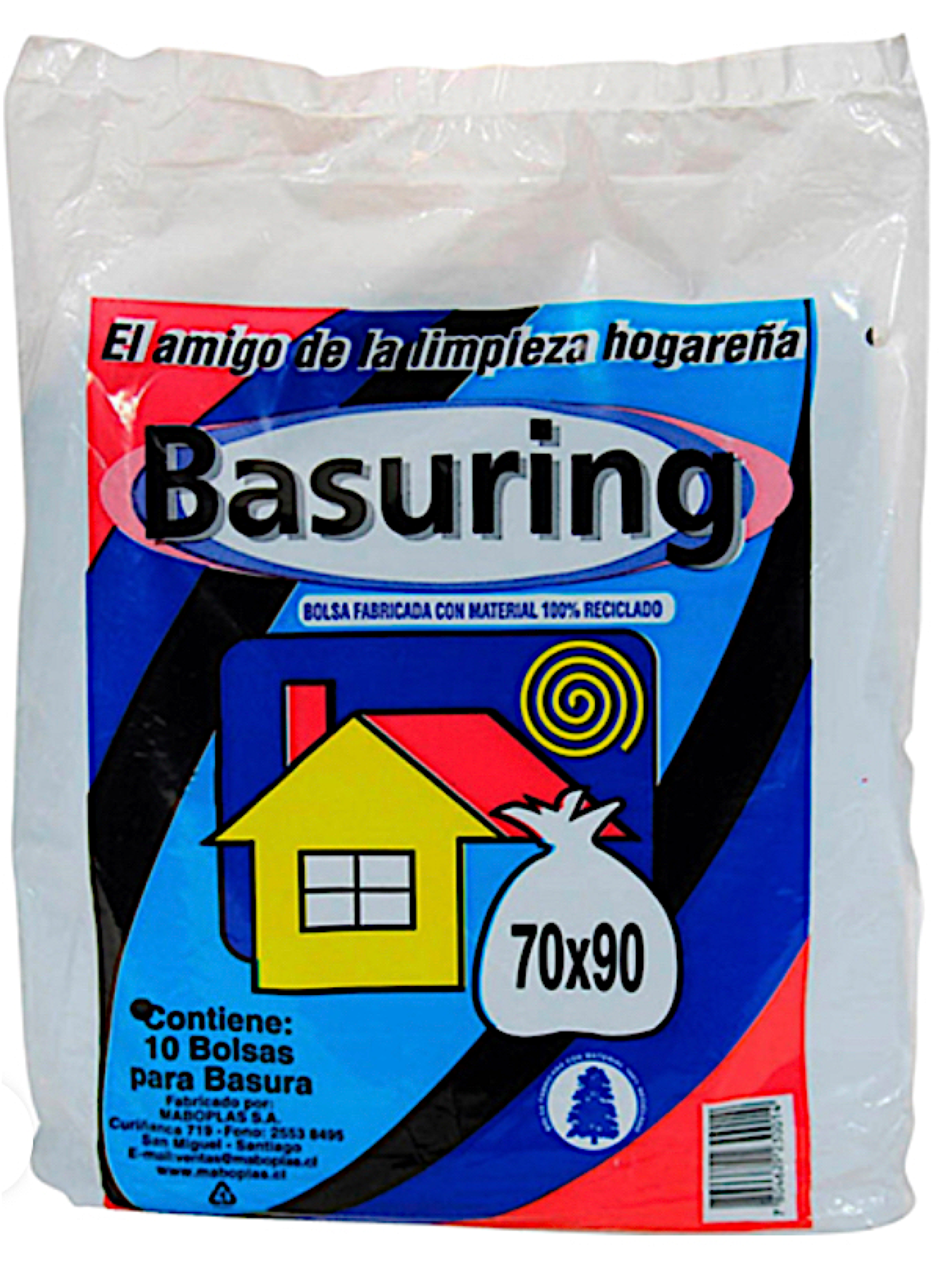 Bolsa Basura Basuring 70x90 (10 Und.)