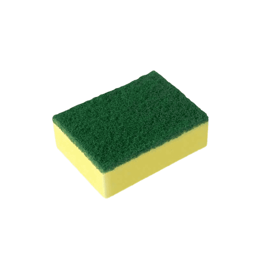 Esponja Para Loza Recta Amarilla Verde 
