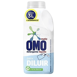 Detergente Líquido Omo Para Diluir 500ML Rinde 3L
