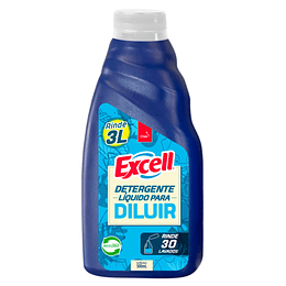 Detergente Liquido Para Diluir Excell 500ml Rinde 3L