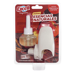 Aromatizador Ambiental Eléctrico Aparato + Repuesto Aroma Manzana Canela