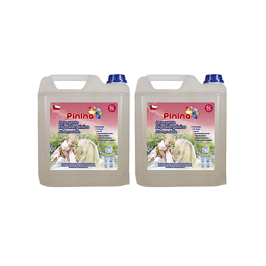 Pack Detergente Líquido Hipoalergénico 2 X 5L
