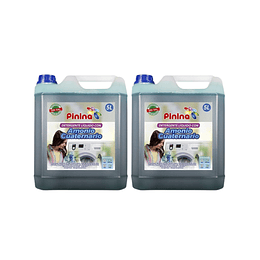 Pack Detergente Líquido Con Amonio Cuaternario Color Verde 2 X 5L