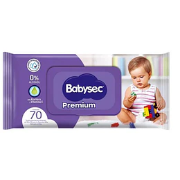 Toallitas Húmedas Babysec Aqua Premium 70 unidades