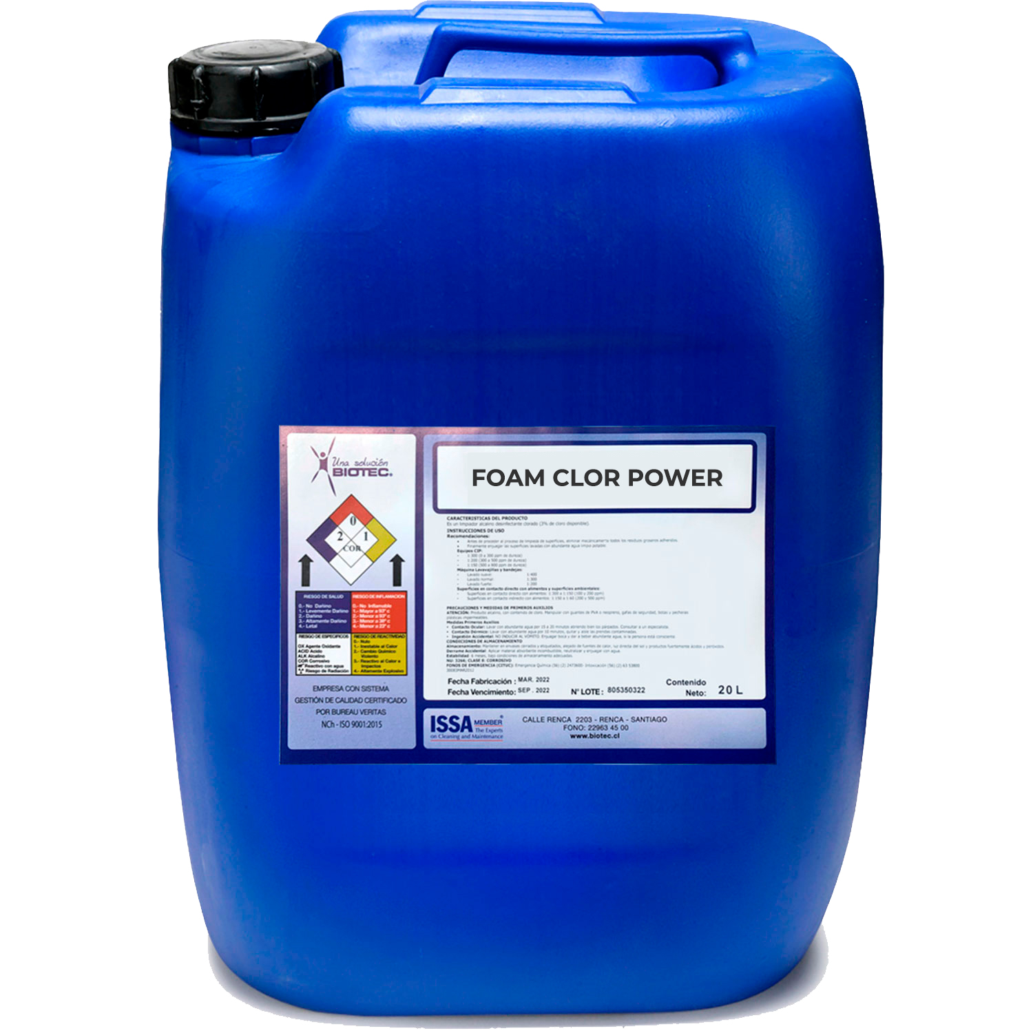 Foam-clor-power-20-kg