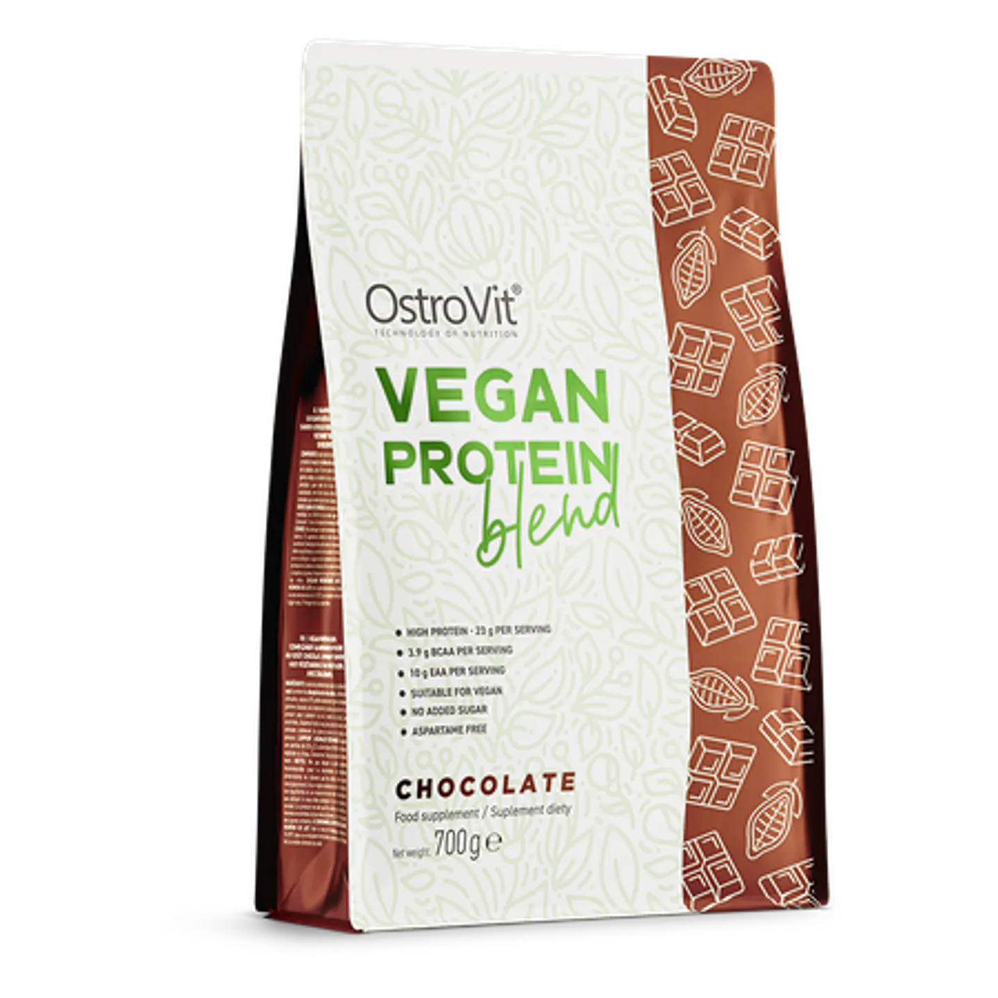 Vegan Protein Blend Chocolate 700g Ostrovit