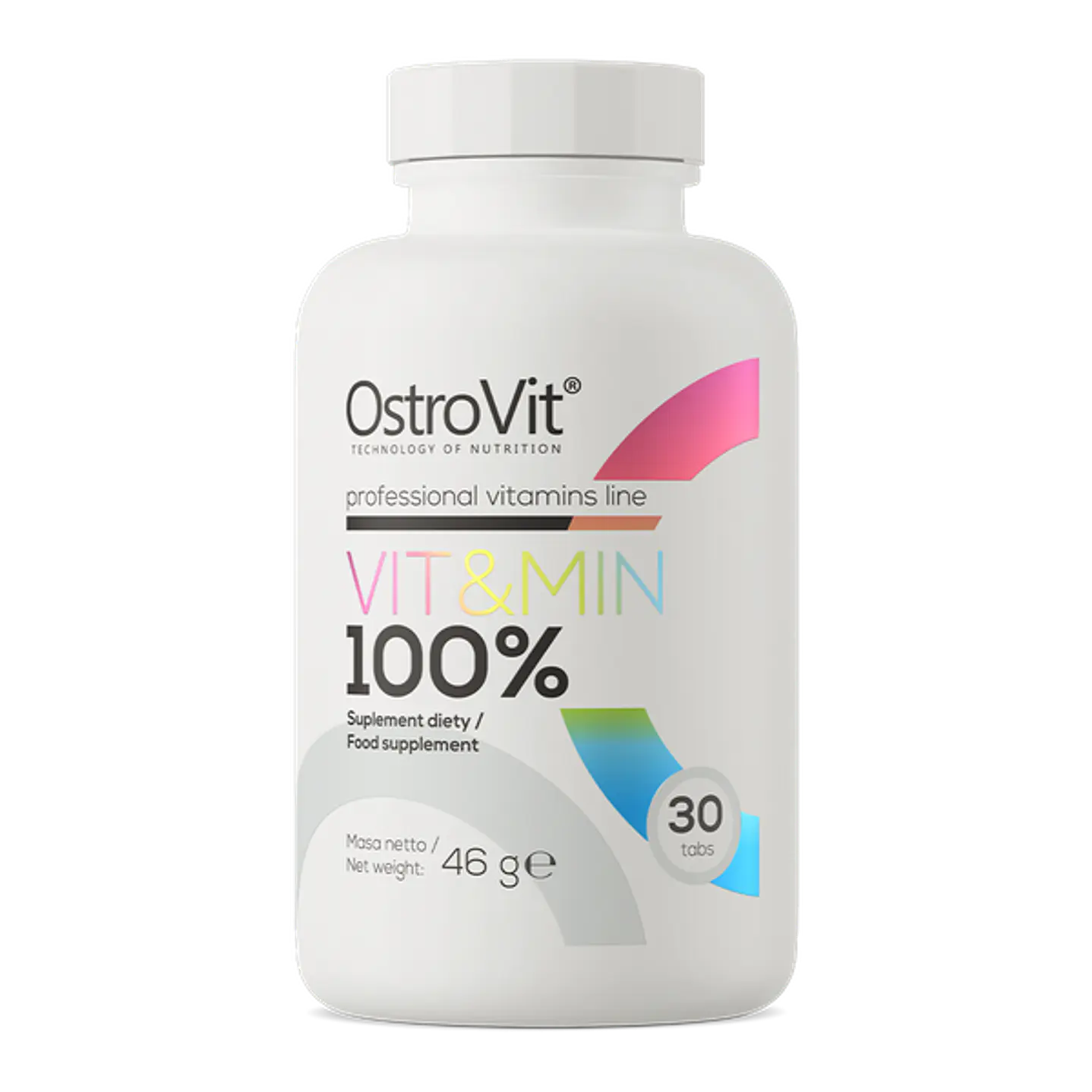 VIT&MIN 100% OSTROVIT 30 TABLETAS 