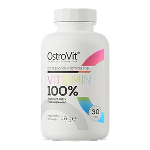 VIT&MIN 100% OSTROVIT 30 TABLETAS 