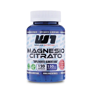 Magnesio Citrato 120 Cápsula 60 Porciones  