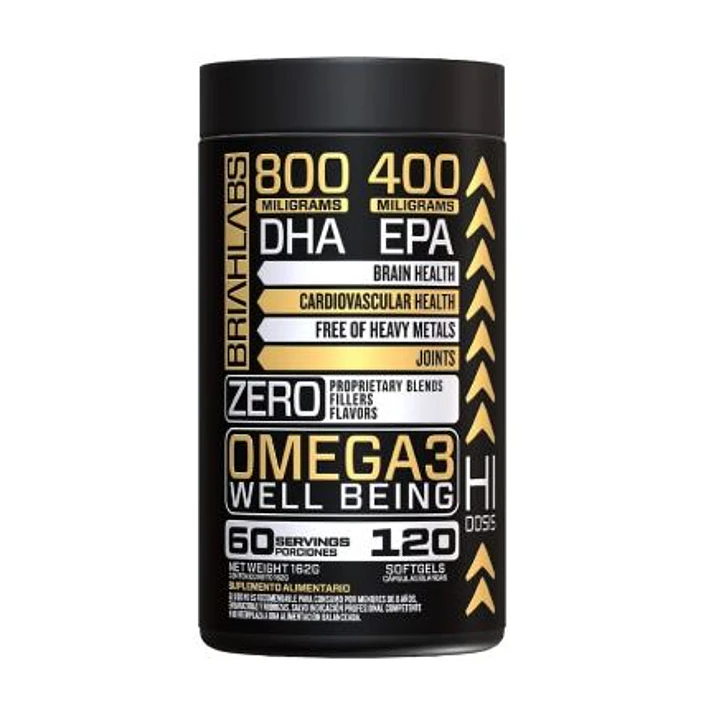 Omega 3 120 Capsulas Blandas - Briahlabs 