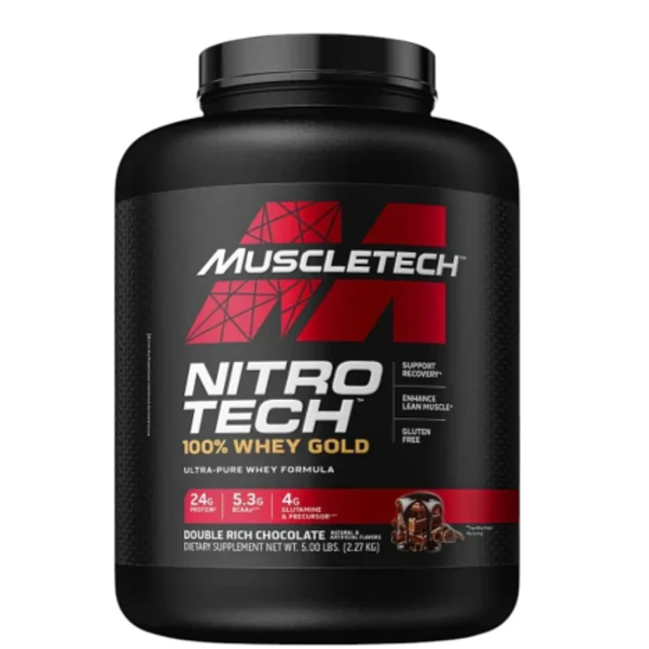 Nitro Tech 100% Whey Gold - 69 Servicios - Muscletech