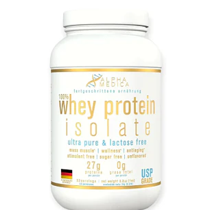 PROTEINA 100% WHEY PROTEIN ISOLATE 1KILO 33 SV - ALPHA MEDICA