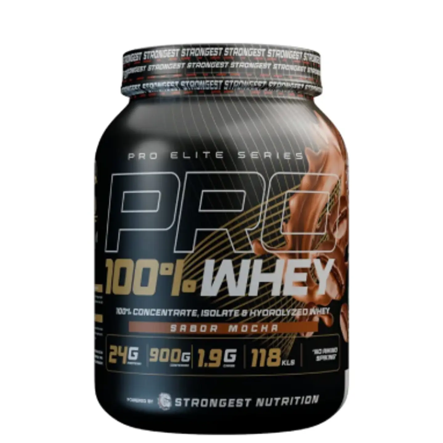 PROTEINA PRO 100% WHEY 900GR - STRONGEST 1