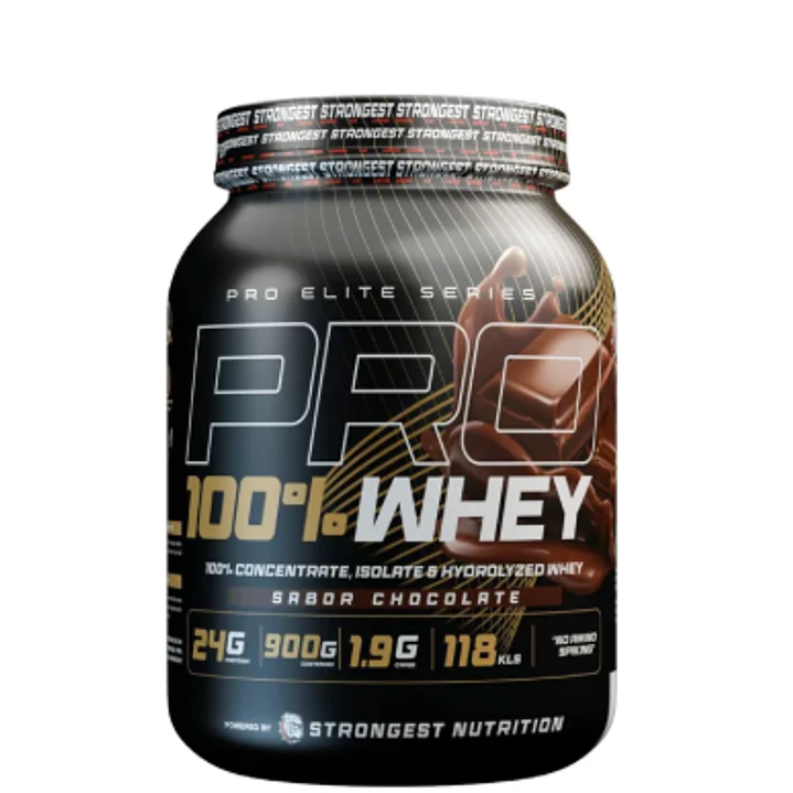 PROTEINA PRO 100% WHEY 900GR - STRONGEST 2