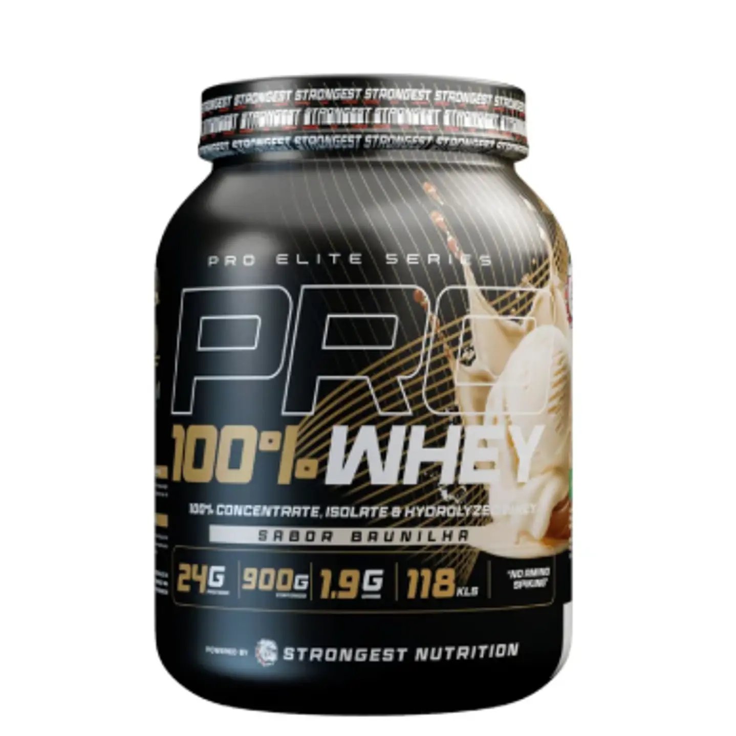 PROTEINA PRO 100% WHEY 900GR - STRONGEST 3