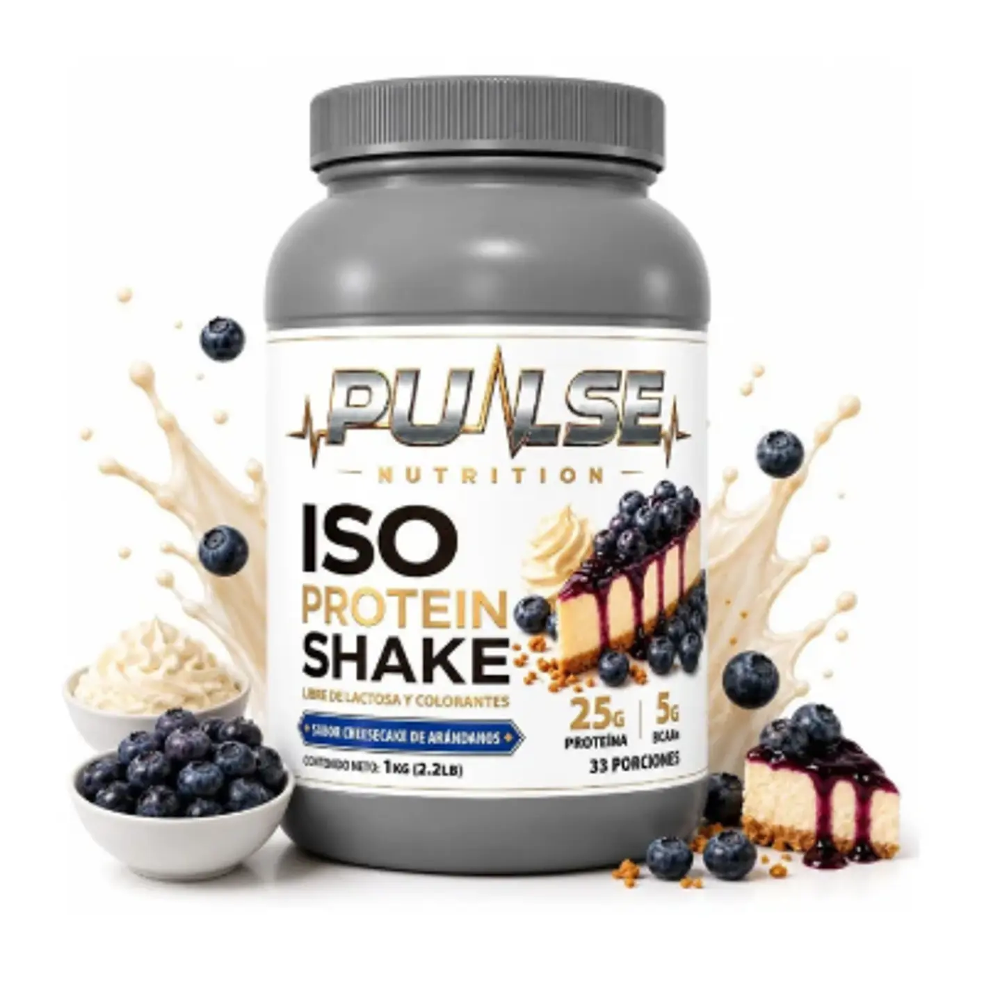 PROTEINA ISO SHAKE 2.2LB 33 SERVICIOS - PULSE NUTRITION 3