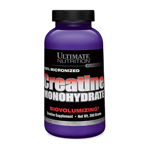 Creatina Monohidratada Ultimate Nutrition Sin Sabor 300g 60 Porciones