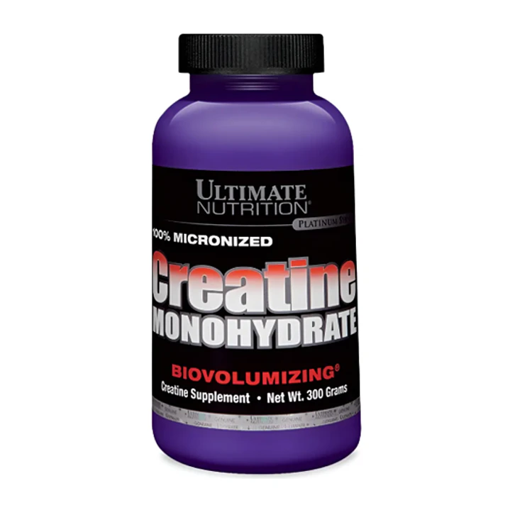 Creatina Monohidratada Ultimate Nutrition Sin Sabor 300g 60 Porciones
