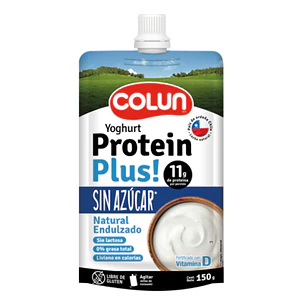Yoghurt Colun Protein Plus! 11 sin azúcar 150 gr