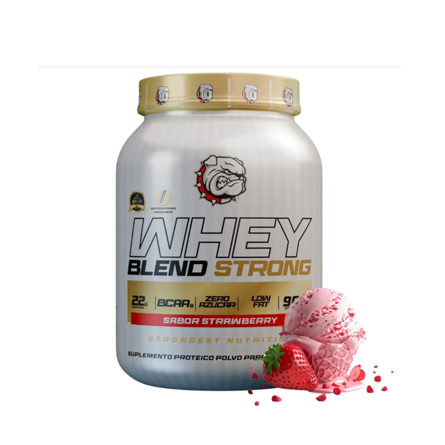 PROTEINA WHEY BLEND 900G  - STRONGEST 4
