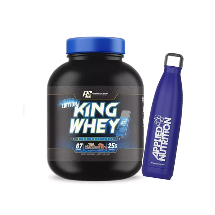 PACK King Whey Ronnie Coleman – 5Lb  67 SERVICIOS CHOCOLATE