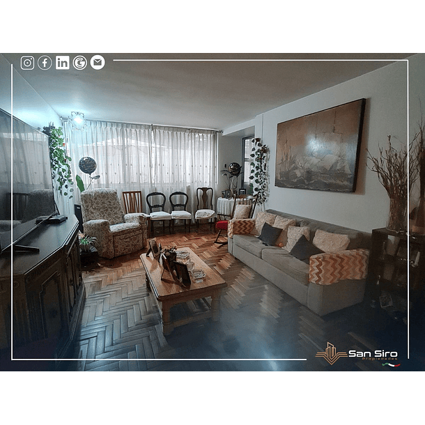 Gran Oportunidad De Vivir En Ñuñoa Departamento 3d 3b 3